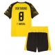 Borussia Dortmund Felix Nmecha #8 Replike Domaci Dres za djecu 2025-26 Kratak Rukav (+ Kratke hlače)